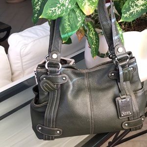 TIGNANELLO Perfect 10 Satchel in Olive Green